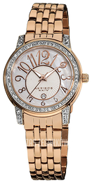 Akribos XXIV Diamond Biały/Stal w kolorze różowego złota Ø34 mm AK586RG