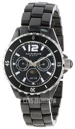 Akribos XXIV Ceramic Czarny/Czeramiczna Ø39 mm AK596BK