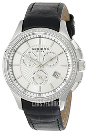 Akribos XXIV Grandiose Srebrny/Skóra Ø40 mm AK615SS