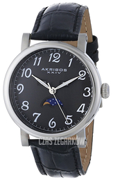 Akribos XXIV Multi-Function Czarny/Skóra Ø40 mm AK633SSB
