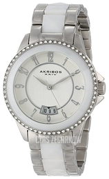Akribos XXIV Impeccable Srebrny/Stal Ø38 mm AK654WT