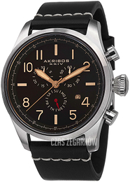 Akribos XXIV Czarny/Skóra Ø45 mm AK705SSB