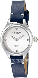 Akribos XXIV Srebrny/Skóra Ø26 mm AK750BU