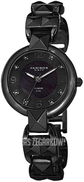 Akribos XXIV Diamond Czarny/Stal Ø31 mm AK755BK