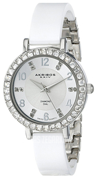 Akribos XXIV Diamond Srebrny/Stal Ø32 mm AK758SSW