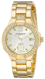 Akribos XXIV Diamond Szampański/Stal w odcieniu złota Ø34.5 mm AK775YG