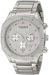 Akribos XXIV Srebrny/Stal Ø44 mm AK778SS