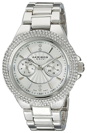 Akribos XXIV Multi-Function Srebrny/Stal Ø43 mm AK789SS
