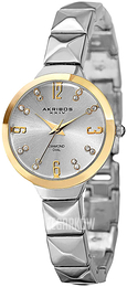 Akribos XXIV Srebrny/Stal Ø29 mm AK793SS