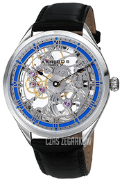 Akribos XXIV Mechanical Szkieletowa tarczy/Skóra Ø46 mm AK802BU