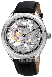 Akribos XXIV Mechanical Szkieletowa tarczy/Skóra Ø46 mm AK802SSB