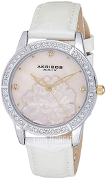 Akribos XXIV Różowe złoto/Skóra Ø36 mm AK805SS