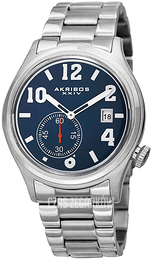 Akribos XXIV Niebieski/Stal Ø42 mm AK830SSBU