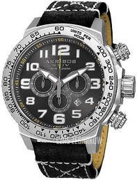 Akribos XXIV Trek Szary/Skóra Ø51 mm AK842SSB