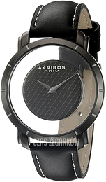 Akribos XXIV Czarny/Skóra Ø43.5 mm AK856BK