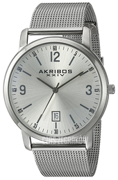 Akribos XXIV Srebrny/Stal Ø42 mm AK858SS