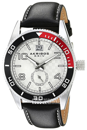 Akribos XXIV Srebrny/Skóra Ø44 mm AK859SS