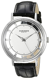 Akribos XXIV Biały/Skóra Ø43 mm AK860SS