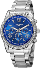 Akribos XXIV Niebieski/Stal Ø41 mm AK868SSBU