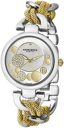 Akribos XXIV Biały/Stal w odcieniu złota Ø41 mm AK895TTG