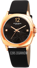 Akribos XXIV Czarny/Satyna Ø32 mm AK902BK