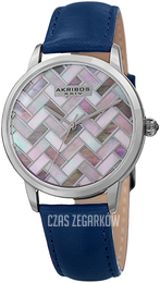 Akribos XXIV Wielokolorowy/Skóra Ø37 mm AK906BU