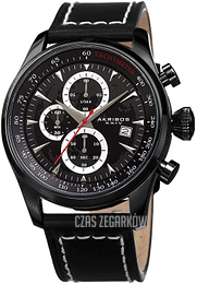 Akribos XXIV Czarny/Skóra Ø46 mm AK915BK