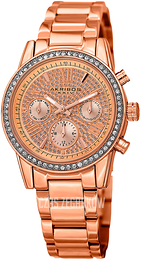 Akribos XXIV Różowe złoto/Stal w kolorze różowego złota Ø37 mm AK926RG