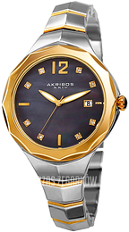 Akribos XXIV Niebieski/Stal w odcieniu złota Ø37 mm AK932TTGB