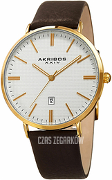 Akribos XXIV Kremowy/Skóra Ø42 mm AK935YG