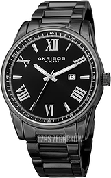 Akribos XXIV Czarny/Stal Ø45 mm AK936BK