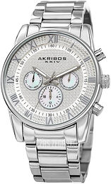 Akribos XXIV Srebrny/Stal Ø41 mm AK939SS