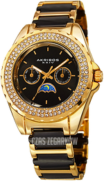 Akribos XXIV Czarny/Czeramiczna Ø39 mm AK961YGB