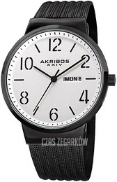 Akribos XXIV Srebrny/Stal Ø42 mm AK996BK
