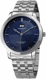 Akribos XXIV Guilloche Niebieski/Stal Ø44 mm AK997SSBU