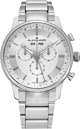 Alexander Statesman Srebrny/Stal Ø42 mm A101B-01