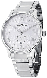 Alexander Statesman Biały/Stal Ø42 mm A102B.01