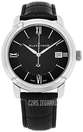 Alexander Heroic Czarny/Skóra Ø40 mm A111.01