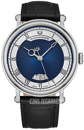 Alexander Classic Niebieski/Skóra Ø43 mm A153-02