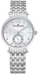 Alexander Monarch Srebrny/Stal Ø34 mm A201B.01