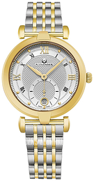 Alexander Monarch Srebrny/Stal w odcieniu złota Ø35 mm A202B-02