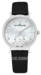 Alexander Monarch Biały/Satyna Ø34 mm AD201-01