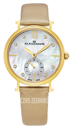 Alexander Monarch Biały/Satyna Ø34 mm AD201-02
