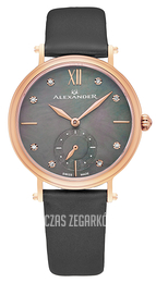Alexander Monarch Czarny/Satyna Ø34 mm AD201-04
