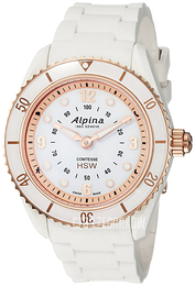 Alpina Horological Smartwatch Biały/Guma Ø36 mm AL-281WY3V4
