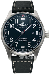 Alpina Startimer Niebieski/Skóra Ø44 mm AL-525NN4S6