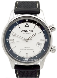 Alpina Seastrong Srebrny/Guma Ø42 mm AL-525S4H6