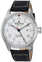Alpina Startimer Biały/Skóra Ø44 mm AL-525S4S6