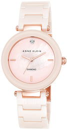 Anne Klein Diamond Różowy/Czeramiczna Ø34 mm AK/1018PMLP