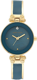 Anne Klein Diamond Niebieski/Stal w odcieniu złota Ø28 mm AK/1980BLGB